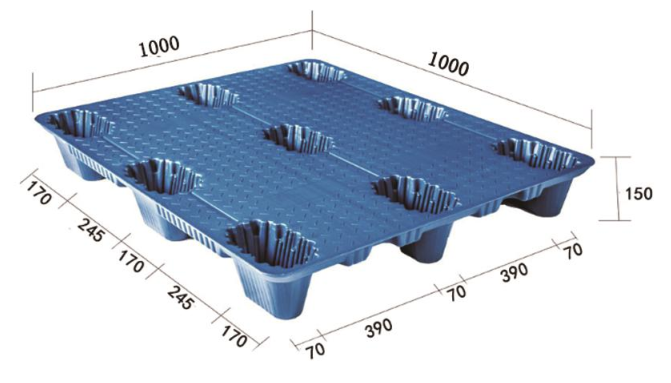 Blow molding  pallet